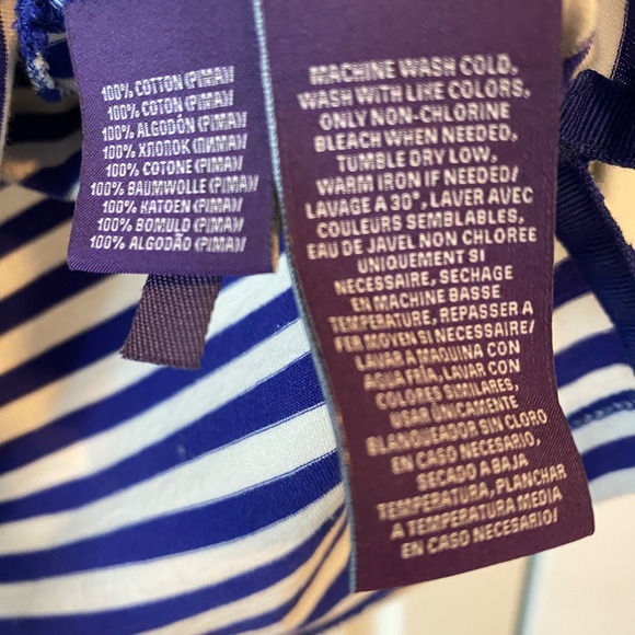 Ralph Lauren Purple Label Striped T-Shirt - Picture 6 of 6